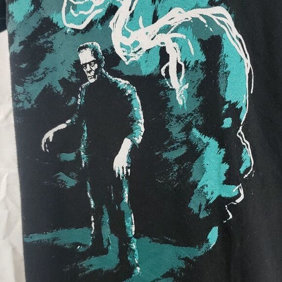 The Bride of Frankenstein Women's Small Black T-Shirt - Picture 3 of 7